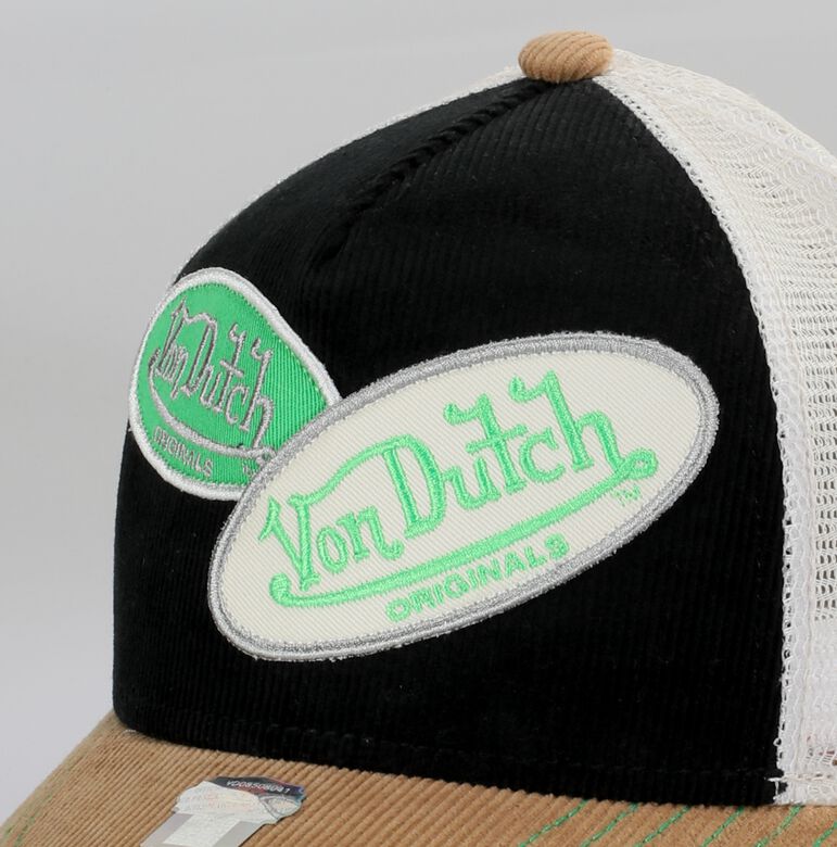 2023 Onlineshop Von Dutch Originals -Trucker Russel Cap, black/white F0817666-01475 Verkaufen